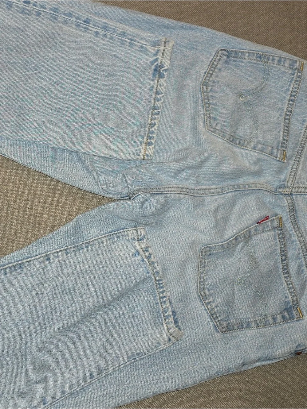 Levi's Men's Straight Light Wash Denim Jeans